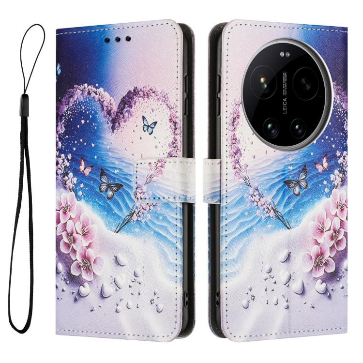 For Xiaomi 17 Ultra Color Drawing Pattern Leather Phone Case
