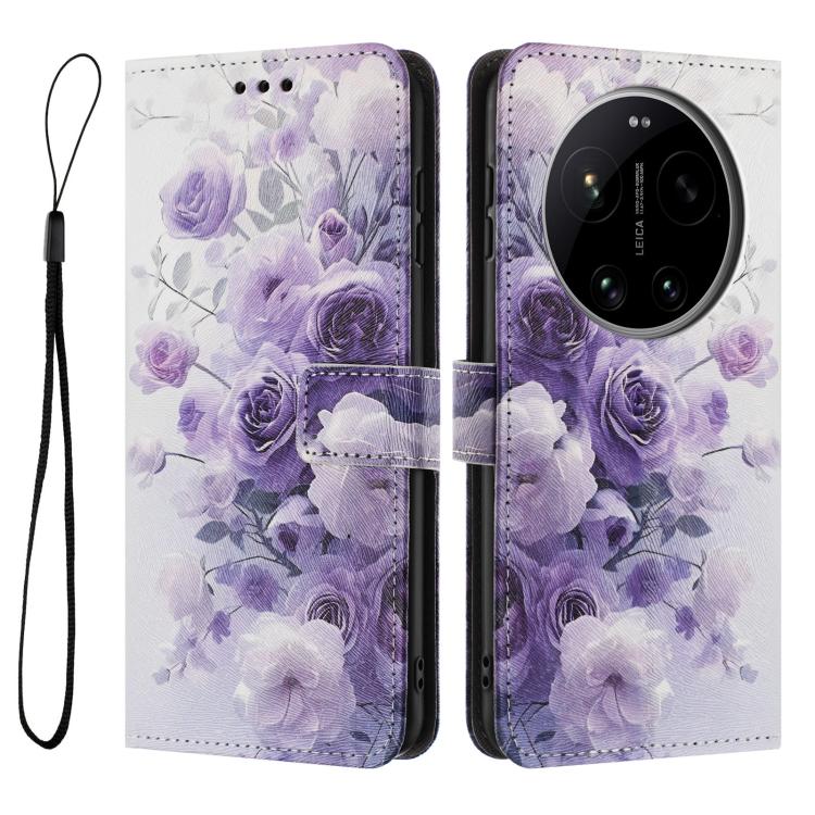 For Xiaomi 17 Ultra Color Drawing Pattern Leather Phone Case