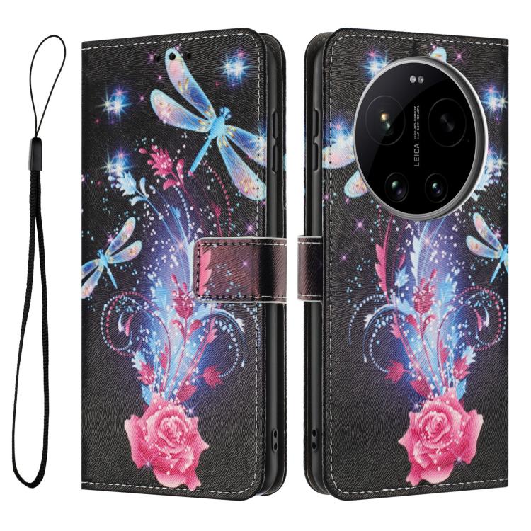 For Xiaomi 17 Ultra Color Drawing Pattern Leather Phone Case