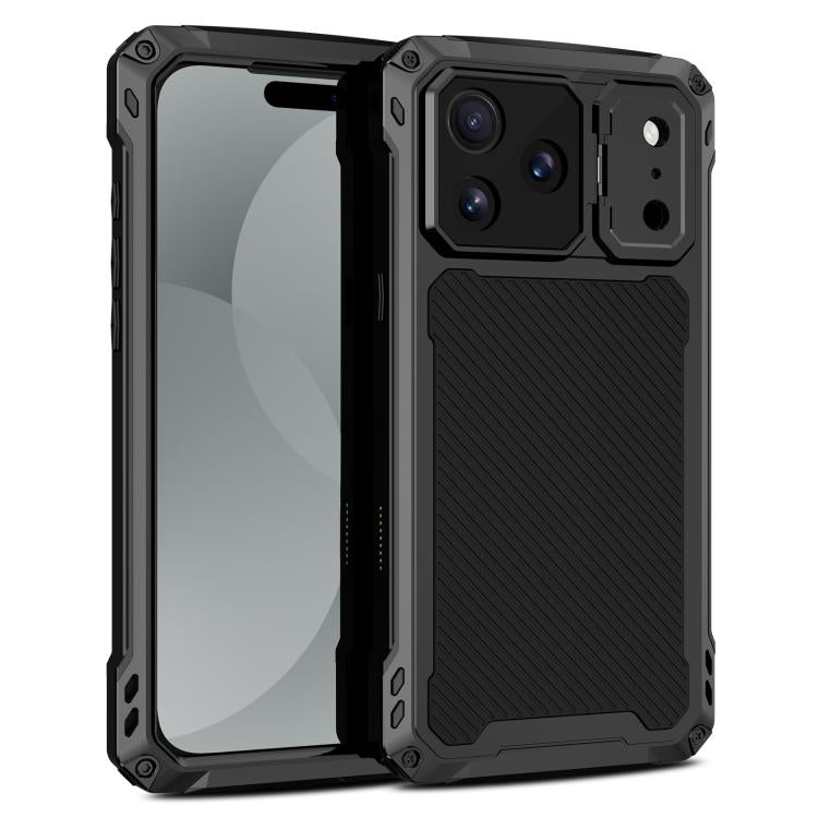For iPhone 17 Pro Max Lens Holder Metal IP54 Life Waterproof Three-proof MagSafe Phone Case