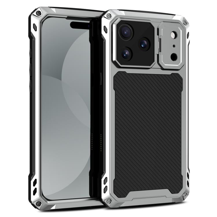 For iPhone 17 Pro Max Lens Holder Metal IP54 Life Waterproof Three-proof MagSafe Phone Case