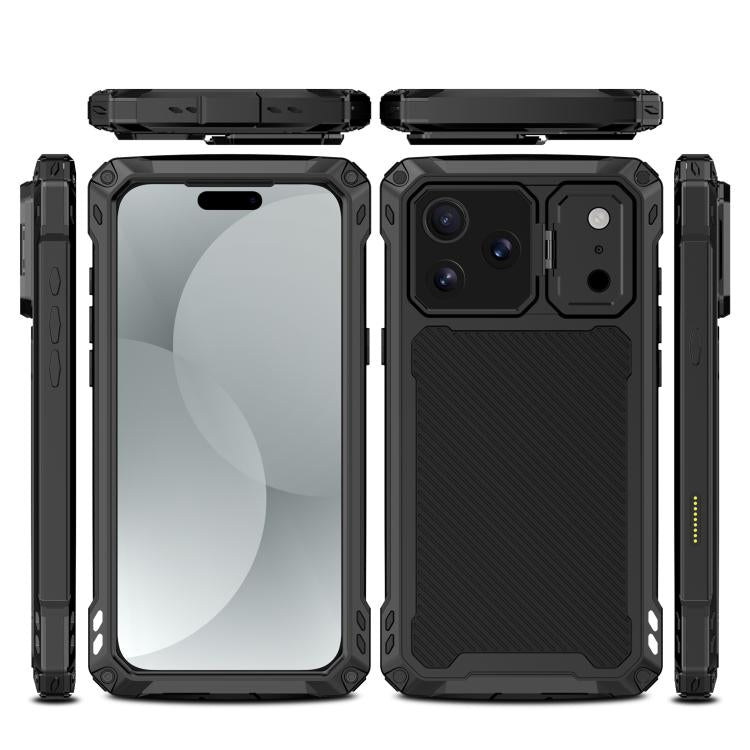 For iPhone 17 Pro Lens Holder Metal IP54 Life Waterproof Three-proof MagSafe Phone Case