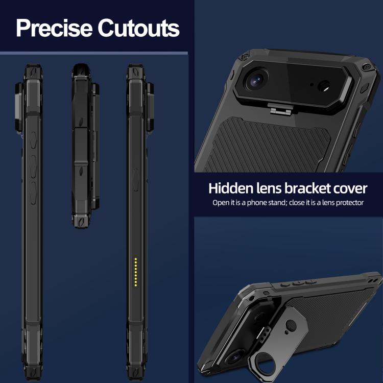 For iPhone Air Lens Holder Metal IP54 Life Waterproof Three-proof MagSafe Phone Case