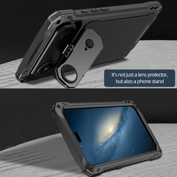 For iPhone Air Lens Holder Metal IP54 Life Waterproof Three-proof MagSafe Phone Case