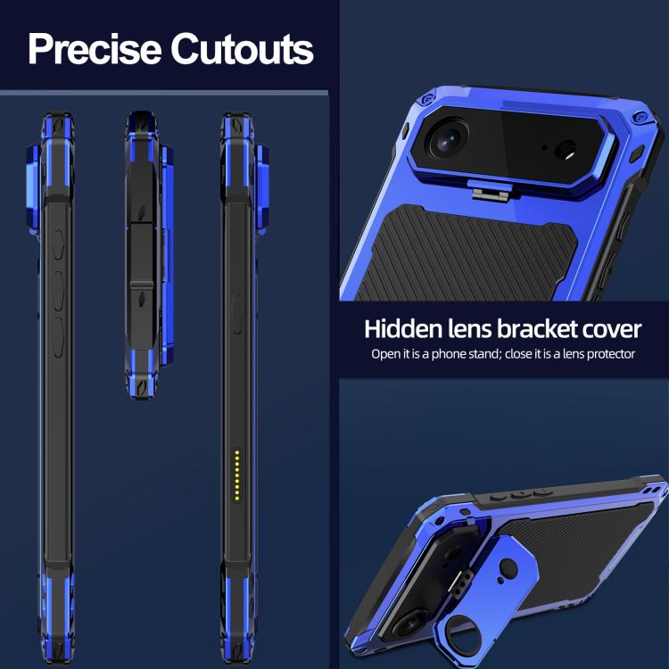 For iPhone Air Lens Holder Metal IP54 Life Waterproof Three-proof MagSafe Phone Case