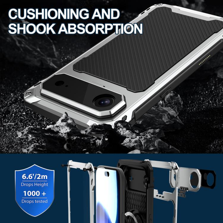 For iPhone Air Lens Holder Metal IP54 Life Waterproof Three-proof MagSafe Phone Case