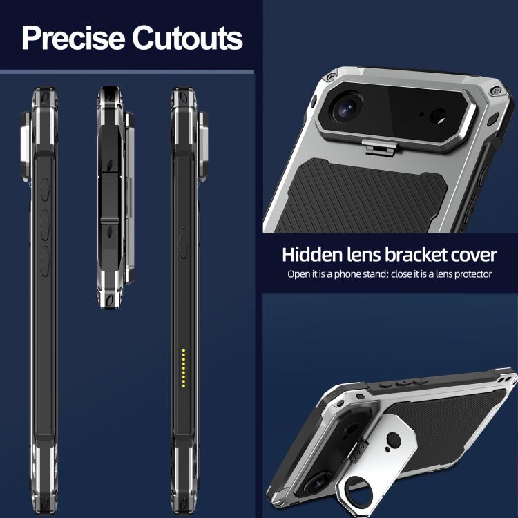 For iPhone Air Lens Holder Metal IP54 Life Waterproof Three-proof MagSafe Phone Case