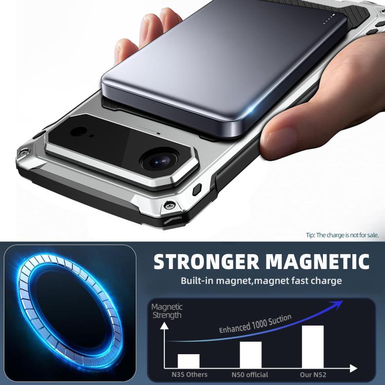 For iPhone Air Lens Holder Metal IP54 Life Waterproof Three-proof MagSafe Phone Case