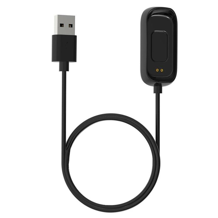 For OPPO Band 2 Integrated USB Port Magnetic Data Charging Cable, Length:1m - Black