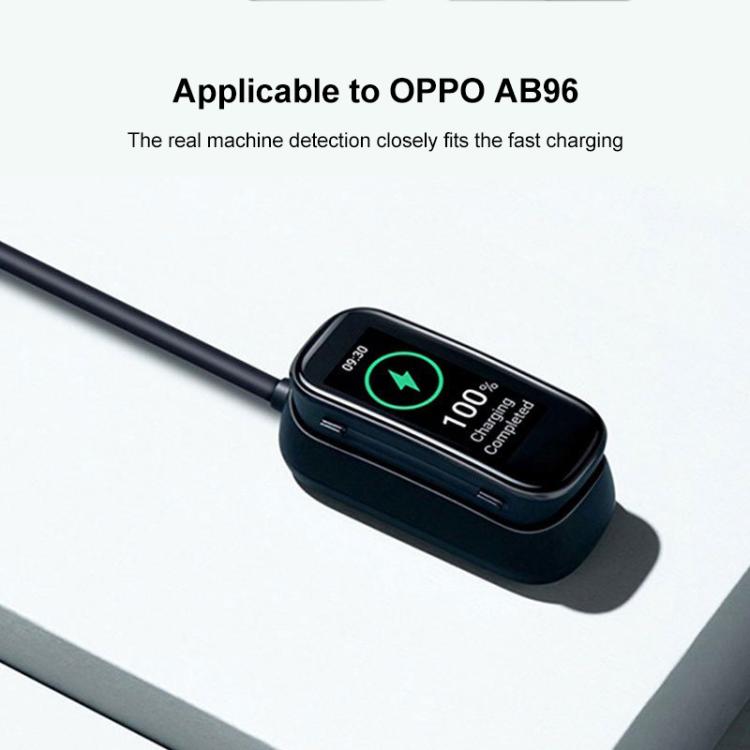 For OPPO Band 2 Integrated USB Port Magnetic Data Charging Cable, Length:30cm - Black