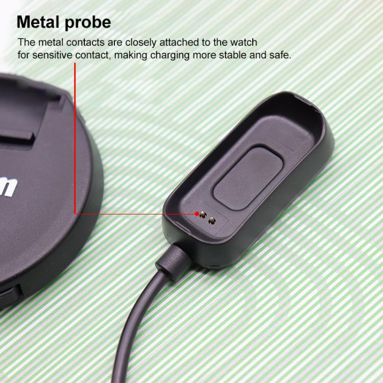 For OPPO Band 2 Integrated USB Port Magnetic Data Charging Cable, Length:30cm - Black