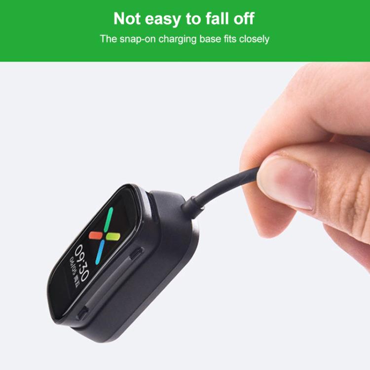 For OPPO Band 2 Integrated USB Port Magnetic Data Charging Cable, Length:30cm - Black