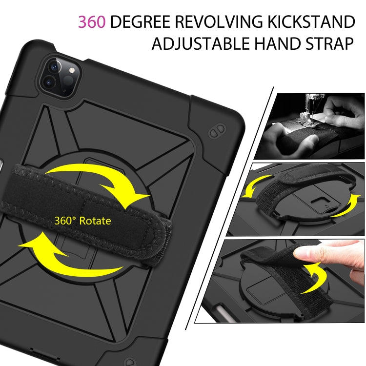 Contrast Color Robot Shockproof Silicone + PC Protective Case with Holder For iPad Air 2022 / 2020 10.9