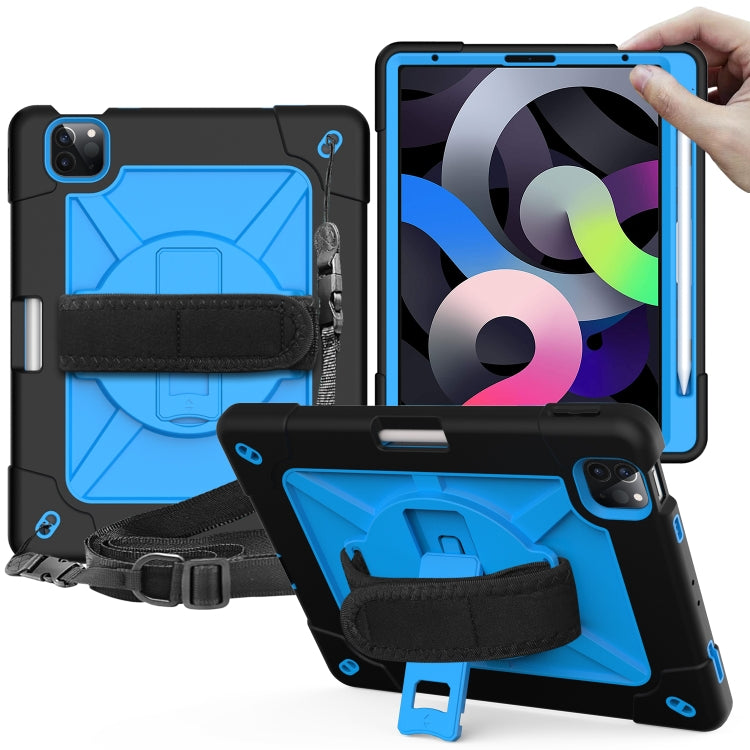 Contrast Color Robot Shockproof Silicone + PC Protective Case with Holder For iPad Air 2022 / 2020 10.9