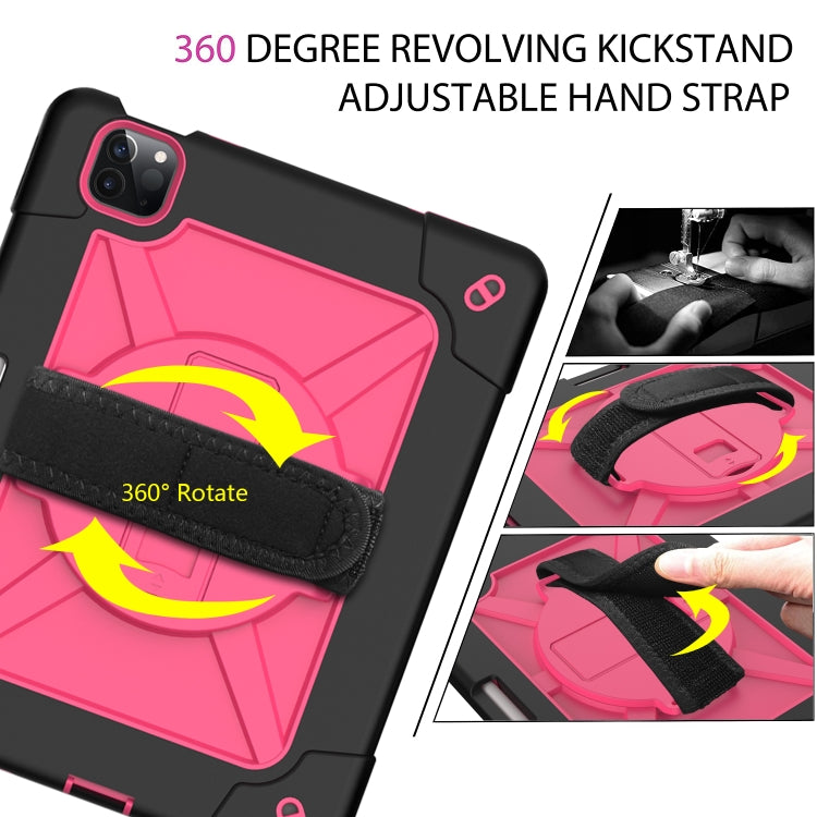 Contrast Color Robot Shockproof Silicone + PC Protective Case with Holder For iPad Air 2022 / 2020 10.9