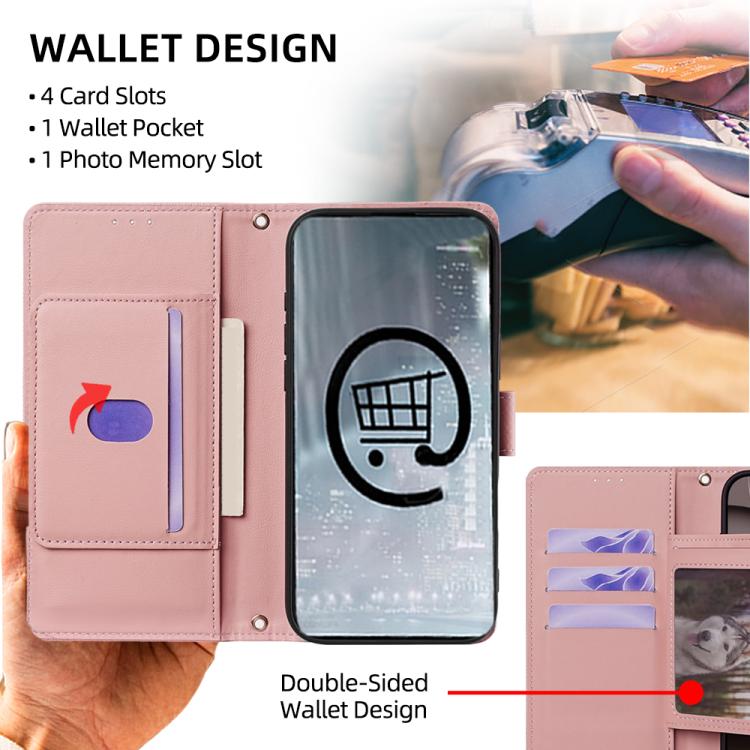 For Infinix Smart 10 4G Crossbody Chain Triangle Leather Phone Case