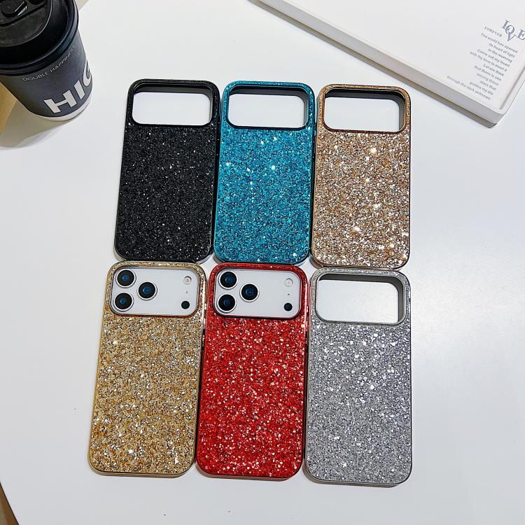 For iPhone 17 Pro Glitter Powder Shockproof TPU Phone Case