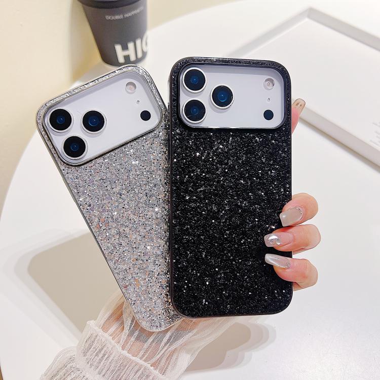 For iPhone 17 Pro Glitter Powder Shockproof TPU Phone Case