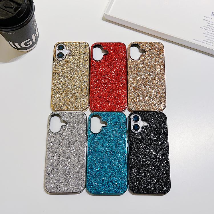 For iPhone 17 Glitter Powder Shockproof TPU Phone Case
