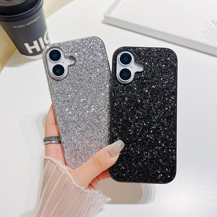 For iPhone 17 Glitter Powder Shockproof TPU Phone Case