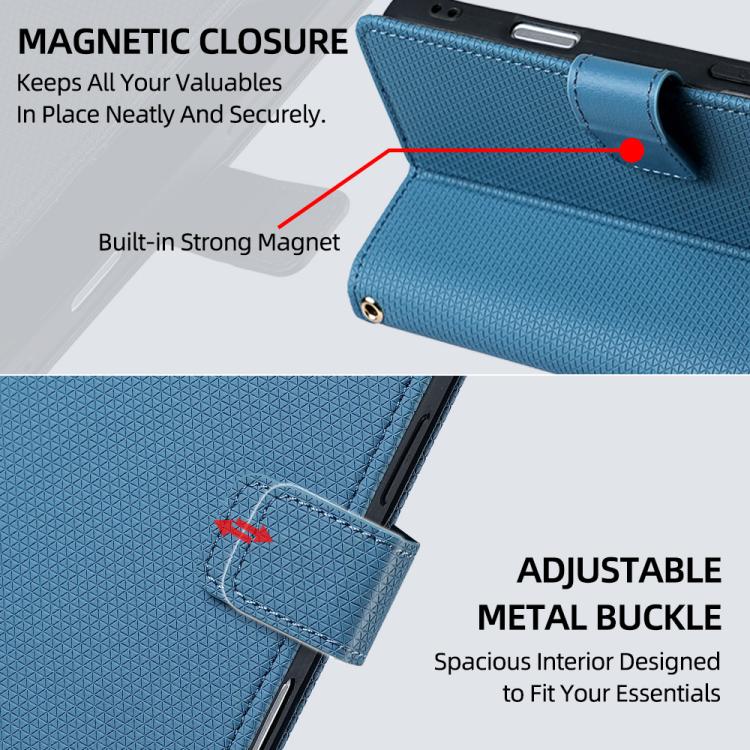 For Realme Neo8 5G Crossbody Chain Triangle Leather Phone Case
