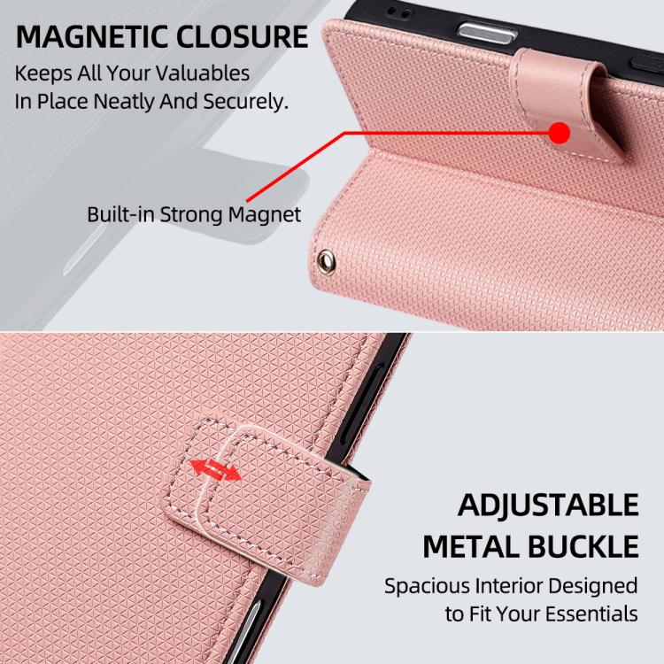 For Tecno Pova 7 Pro 5G Crossbody Chain Triangle Leather Phone Case