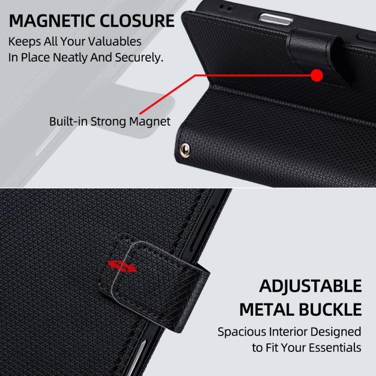 For Tecno Camon 50 4G Crossbody Chain Triangle Leather Phone Case
