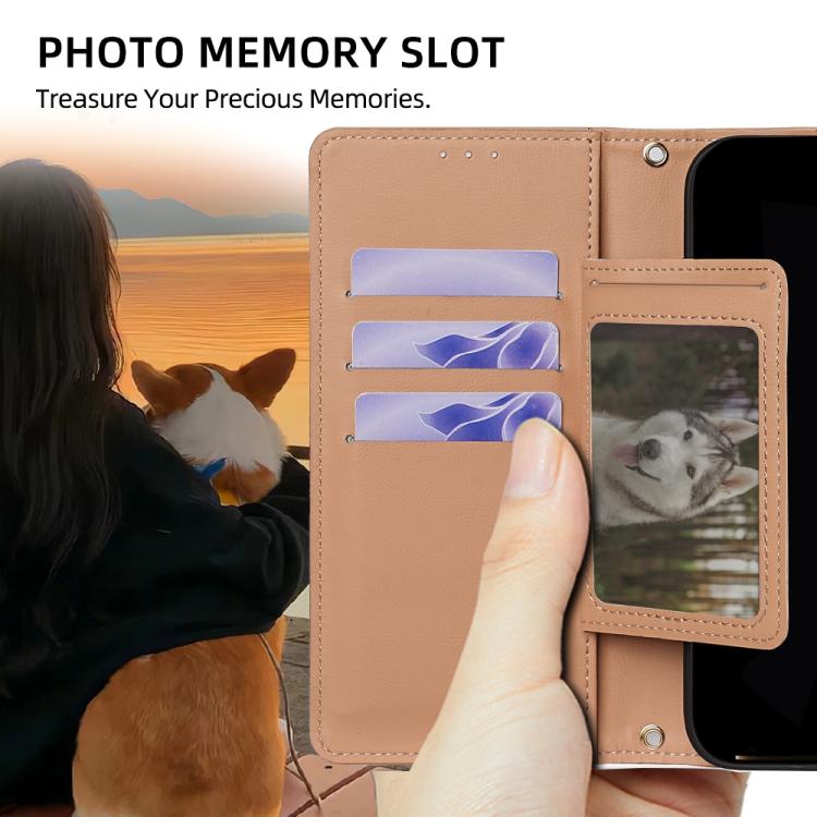 For Redmi K80 Ultra Crossbody Chain Triangle Leather Phone Case