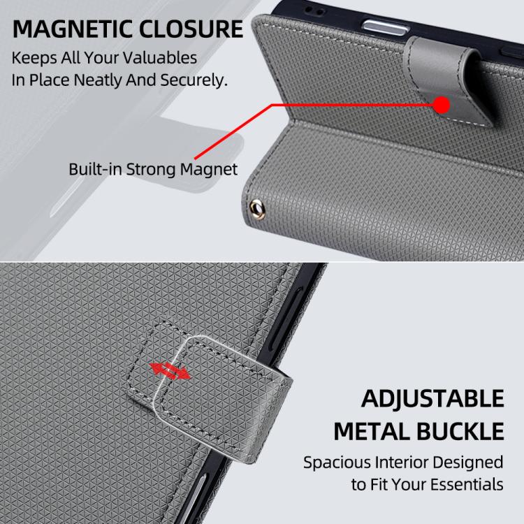 For Huawei nova 15 Pro Crossbody Chain Triangle Leather Phone Case