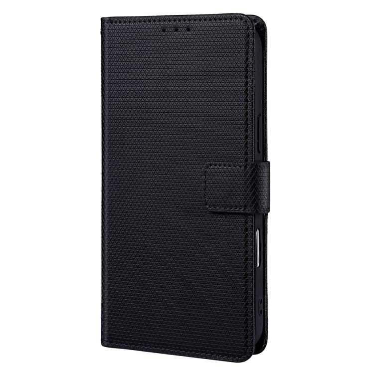 For iPhone 17 Crossbody Chain Triangle Leather Phone Case