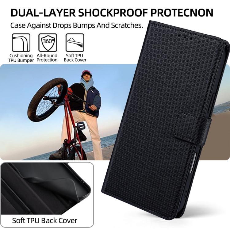 For iPhone Air Crossbody Chain Triangle Leather Phone Case