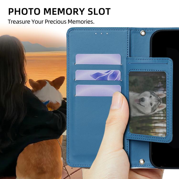 For iPhone 17 Pro Max Crossbody Chain Triangle Leather Phone Case