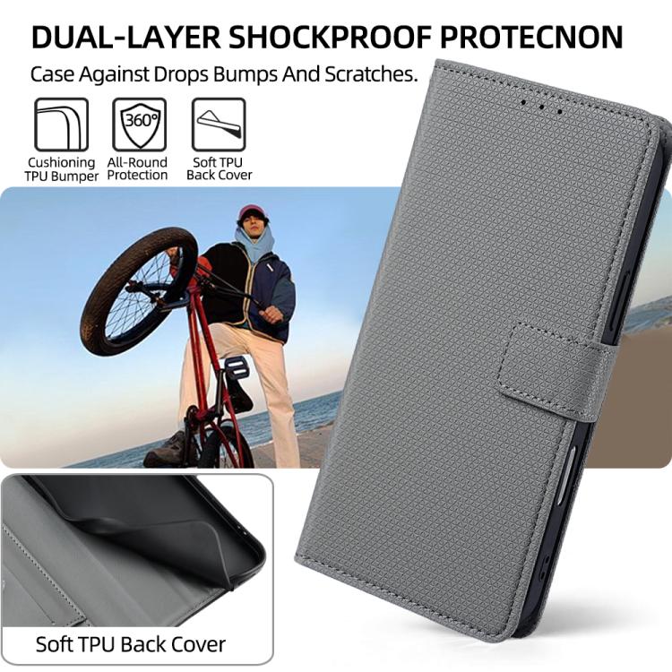 For Honor X6c 4G Crossbody Chain Triangle Leather Phone Case