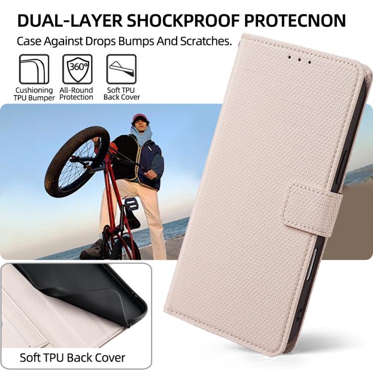 For Samsung Galaxy A17 5G Crossbody Chain Triangle Leather Phone Case