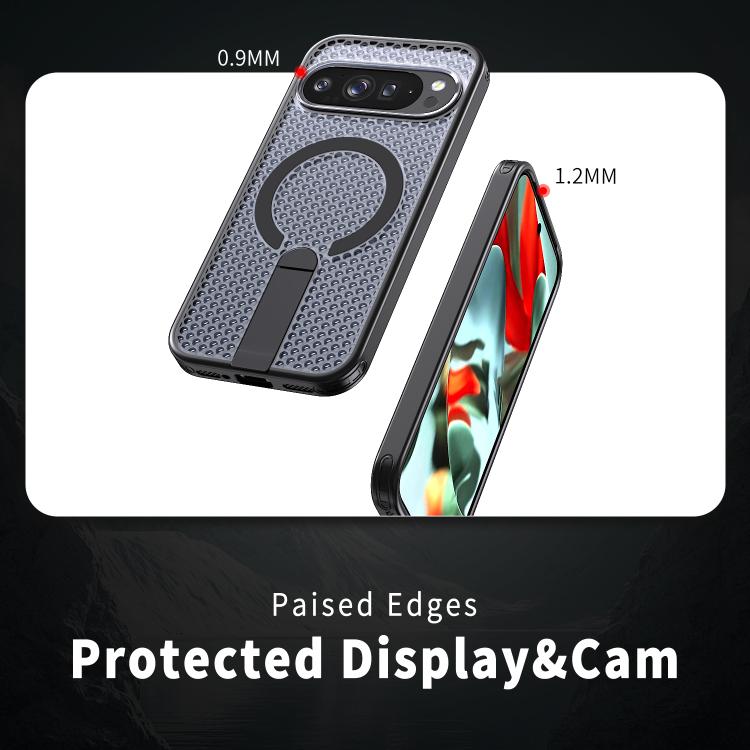 For Google Pixel 10 Pro XL Honeycomb Cooling MagSafe Holder Phone Case
