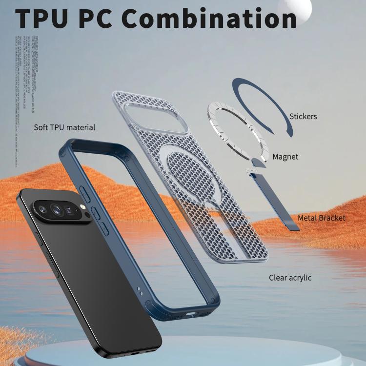 For Google Pixel 10 Pro XL Honeycomb Cooling MagSafe Holder Phone Case