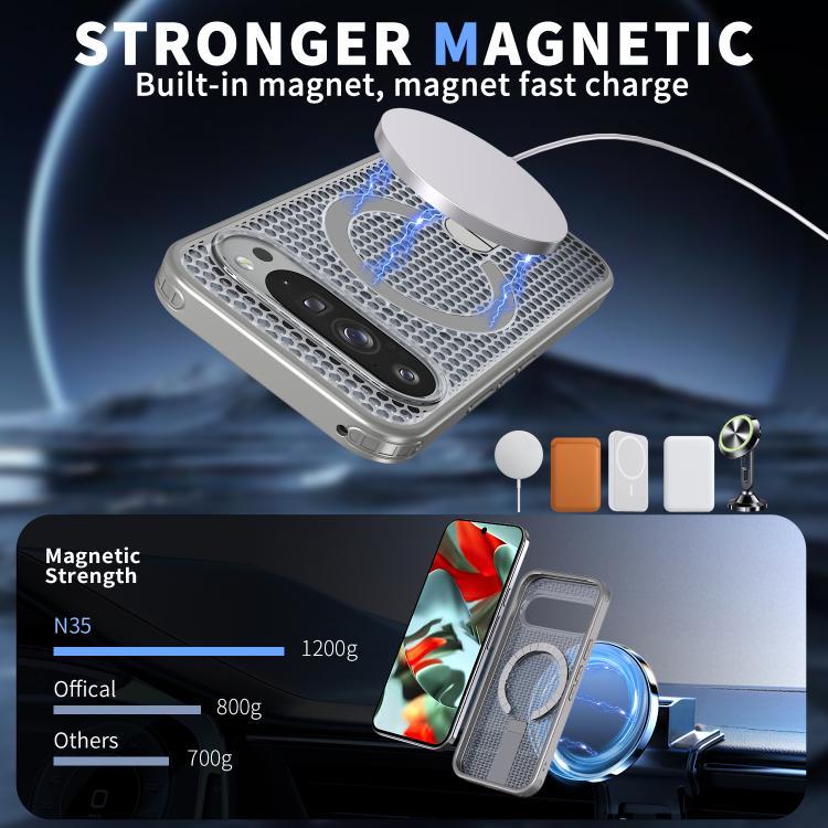 For Google Pixel 10 Pro XL Honeycomb Cooling MagSafe Holder Phone Case