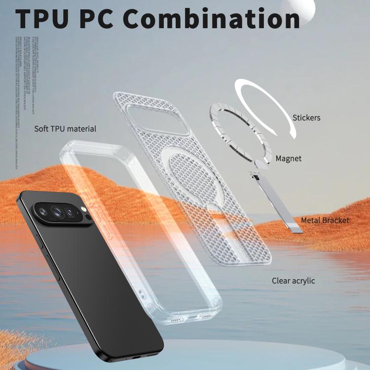 For Google Pixel 10 Pro XL Honeycomb Cooling MagSafe Holder Phone Case