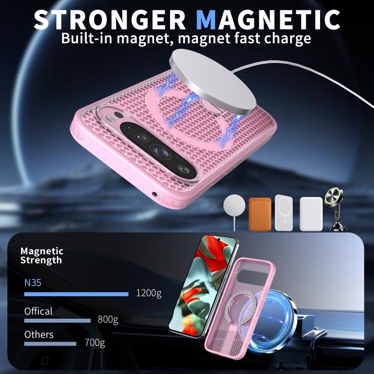 For Google Pixel 10 Pro XL Honeycomb Cooling MagSafe Holder Phone Case