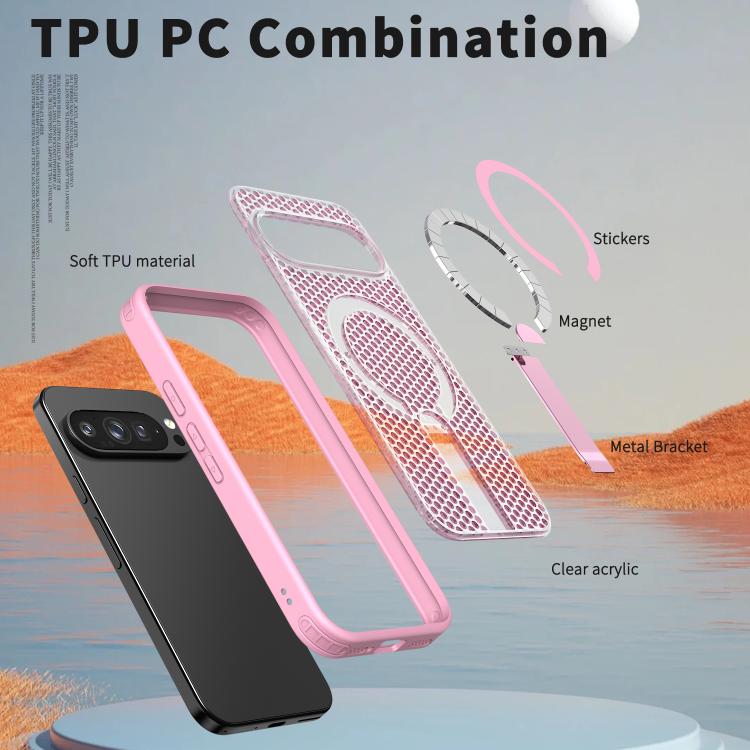 For Google Pixel 10 Pro XL Honeycomb Cooling MagSafe Holder Phone Case