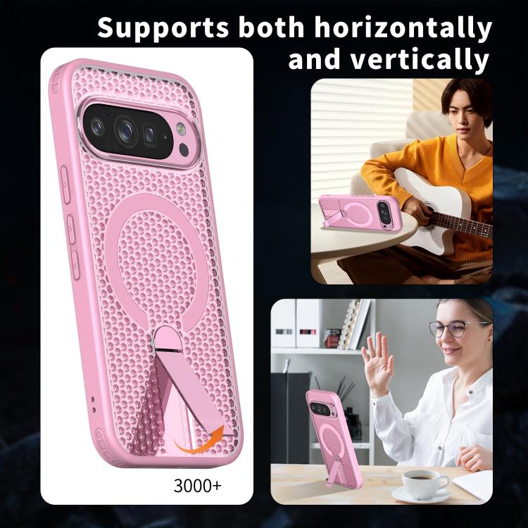 For Google Pixel 10 Pro XL Honeycomb Cooling MagSafe Holder Phone Case