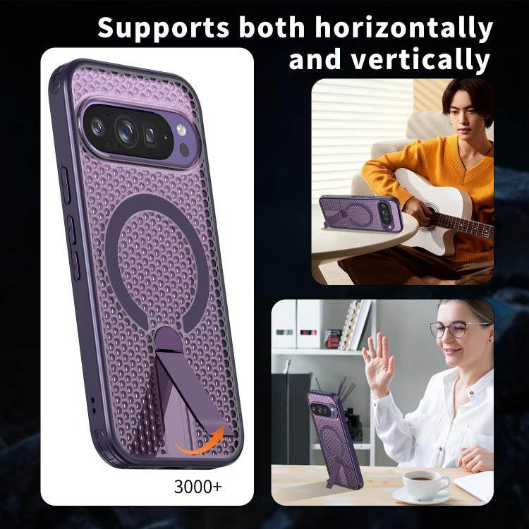 For Google Pixel 10 Pro XL Honeycomb Cooling MagSafe Holder Phone Case