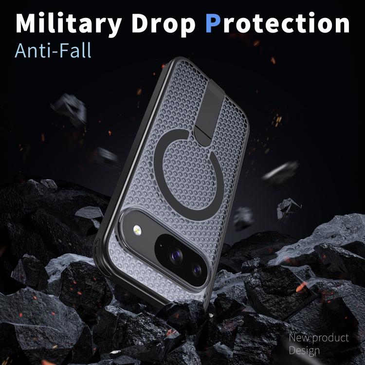 For Google Pixel 10 / 10 Pro Honeycomb Cooling MagSafe Holder Phone Case