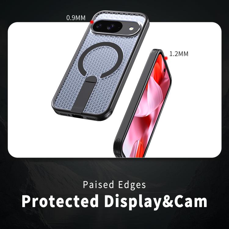 For Google Pixel 10 / 10 Pro Honeycomb Cooling MagSafe Holder Phone Case