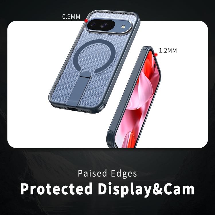 For Google Pixel 10 / 10 Pro Honeycomb Cooling MagSafe Holder Phone Case