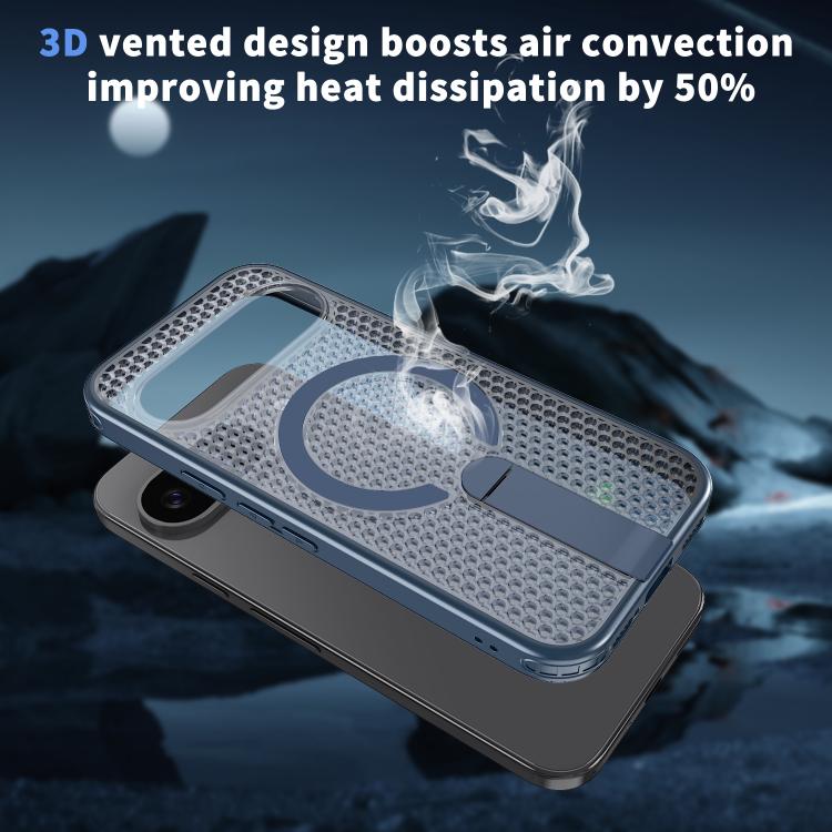 For Google Pixel 10 / 10 Pro Honeycomb Cooling MagSafe Holder Phone Case