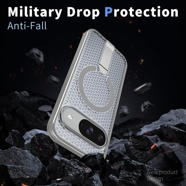 For Google Pixel 10 / 10 Pro Honeycomb Cooling MagSafe Holder Phone Case