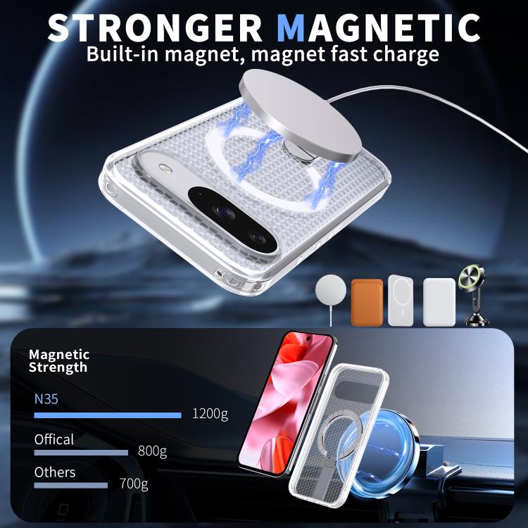 For Google Pixel 10 / 10 Pro Honeycomb Cooling MagSafe Holder Phone Case