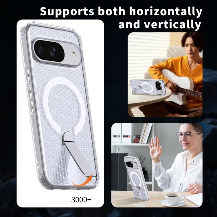 For Google Pixel 10 / 10 Pro Honeycomb Cooling MagSafe Holder Phone Case