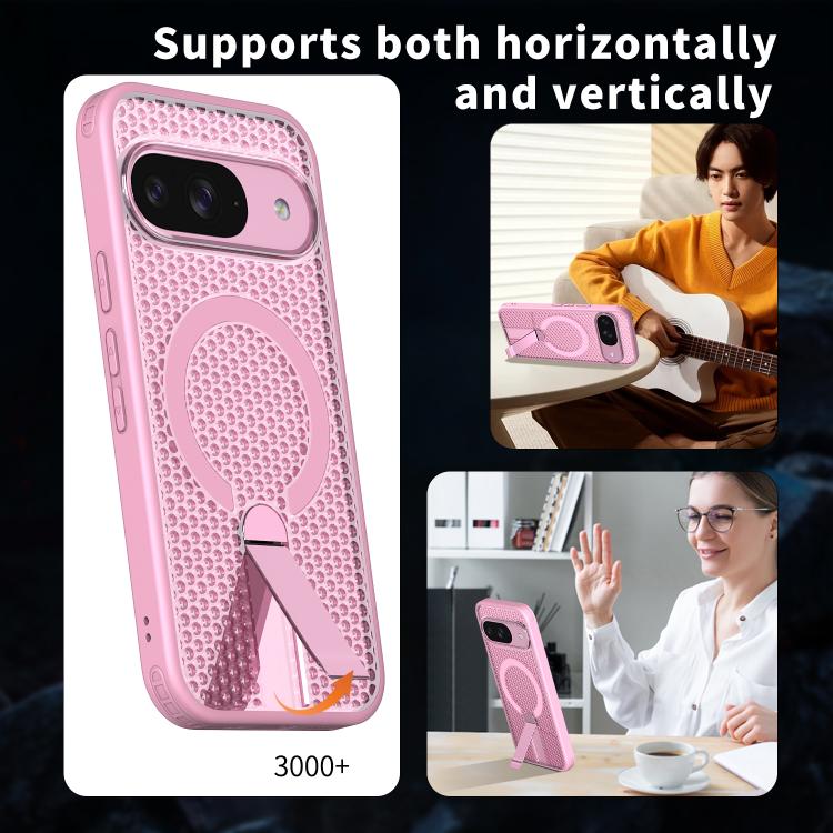 For Google Pixel 10 / 10 Pro Honeycomb Cooling MagSafe Holder Phone Case